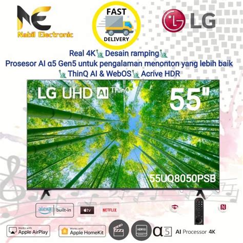 Jual Lg Uq Psb Led Tv Inch Uhd K Smart Tv New Uq