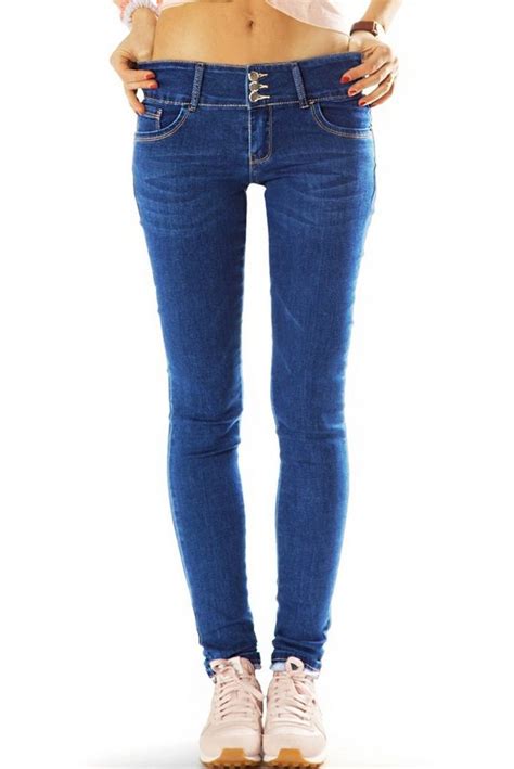 Be Styled Low Rise Jeans Röhrenjeans Hüftjeans Skinny Low Waist Hose Damen J3e 1 5 Pocket Style