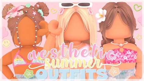 Aesthetic Summer Roblox Outfits W Codes Links Alovriee