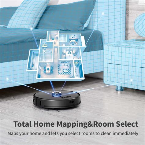 Proscenic M8 PRO Robot Vacuum Cleaner LDS Laser Navigation Robot With