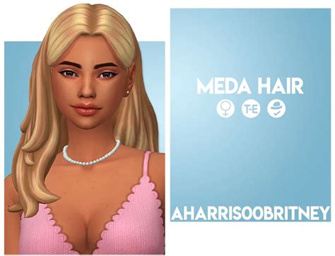 Meda Hair Adults MySims4Mods