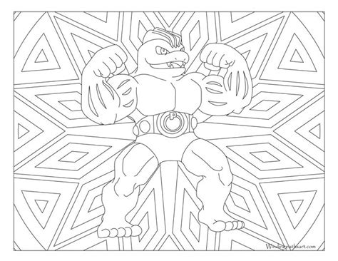 Machoke Pokemon Pokemon Coloring Pages Coloring Pages Pokemon