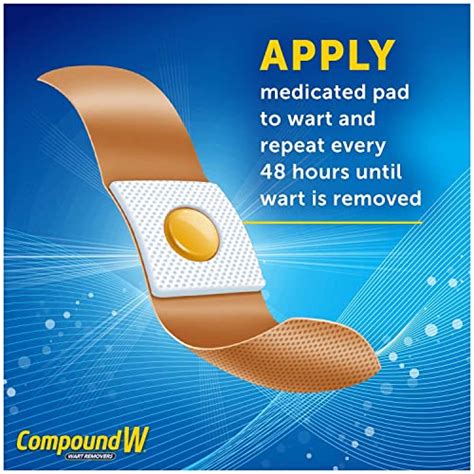 Compound W Wart Remover Maximum Strength One Step Pads 14 Medicated