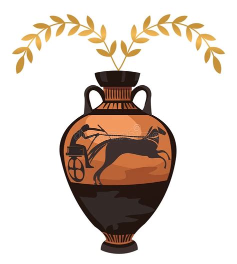 Vase Grec Antique Illustration De Vecteur Illustration Du Agrafe