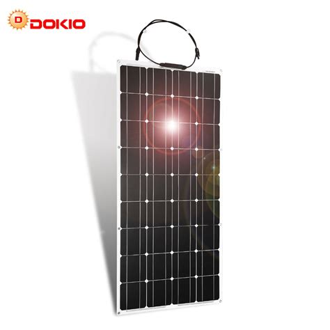 Dokio V W Monocrystalline Flexible Solar Panel For Car Boat