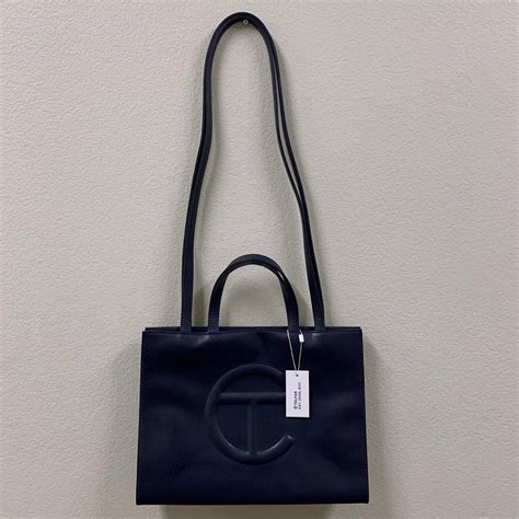 Telfar MEDIUM NAVY SHOPPING BAG Grailed