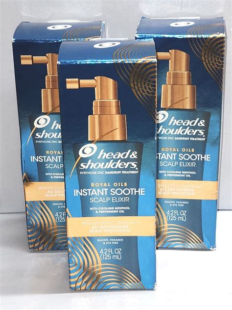 Head And Shoulders Royal Oils Instant Soothe Scalp Elixir 4 2 Oz Ea ~ 3