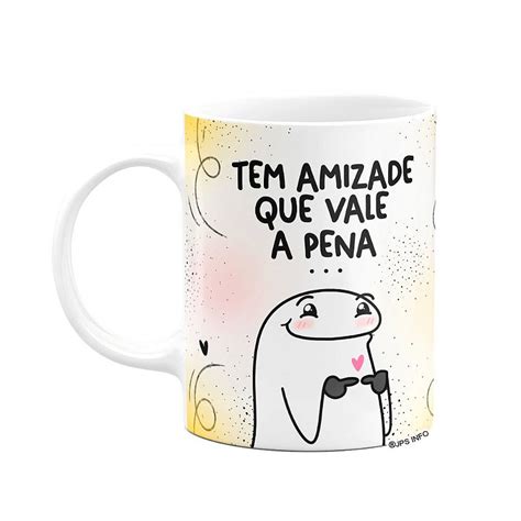 Caneca Flork Amigas Tem Amizade Que Vale A Pena Fun Geek Store