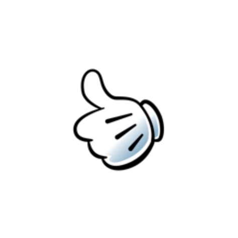 Mickey Mouse Hands Thumbs Up Png