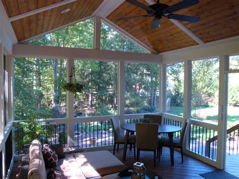 Screen Porch Charlotte Nc Traditional Porch Charlotte By Porch Life Houzz