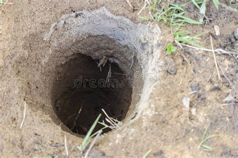 Deep Pit In The Ground Digging A Hole Water Well Drilling Dig A Well