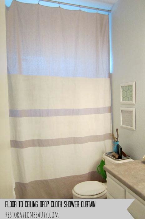 Diy Floor To Ceiling Shower Curtain Shelly Lighting