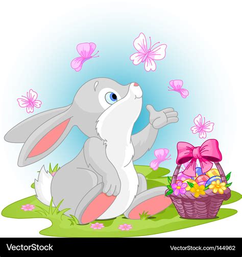 Easter Bunny Royalty Free Vector Image Vectorstock