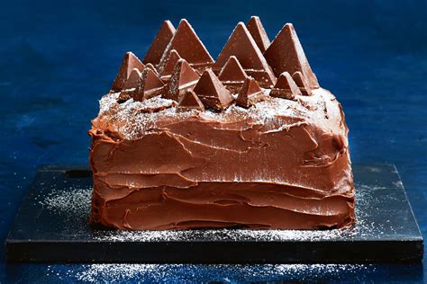 Toblerone Mountain Mud Cake - Cake Recipes