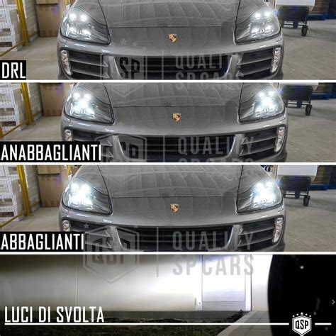 2 LED HEADLIGHTS For Porsche CAYENNE I Facelift 2007 10 APPROVED