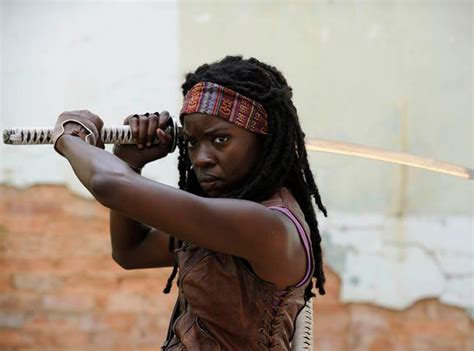 4 Danai Gurira The Walking Dead From Top 9 Sexiest Zombie Hunters E