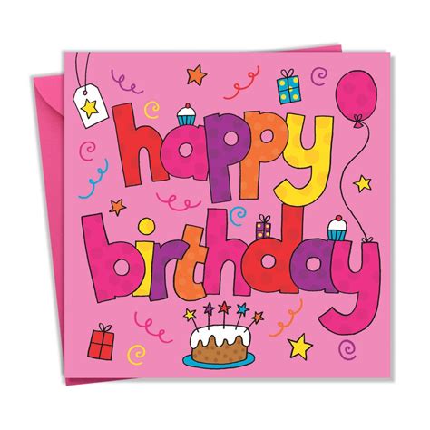girls birthday card  happy birthday design happy birthday card