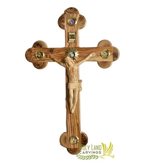 Cm Wall Cross Crucifix Olive Wood Wall Hanging Crucifix Etsy