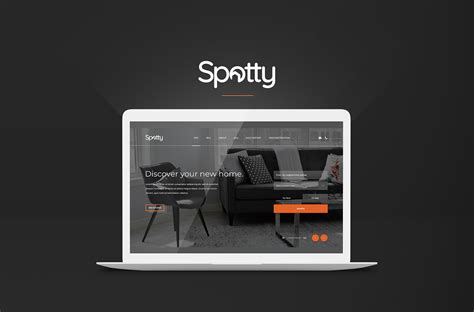 spotty custom website  behance