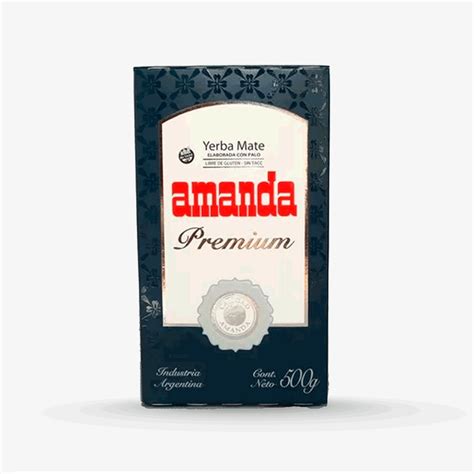 Yerba Mate Amanda Premium Padrão Argentino 500g Mate in Box