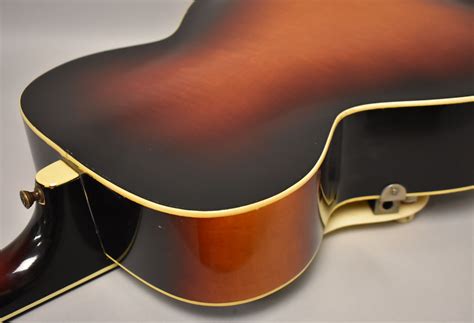 1955 Supro El Capitan Electric Archtop Acoustic Sunburst Whsc