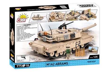 COBI Klemmbausteine M1A2 Abrams Panzer 975 Teile