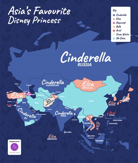 Disney Princess World Map