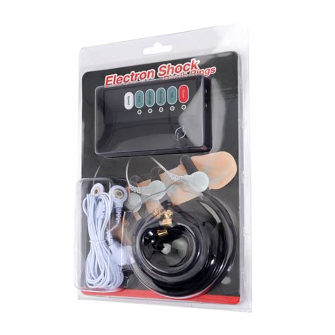 Electric Shock Cock Ring Silicone Electro Stimulation Penis Ring Set Kit Electro Sex Toys For