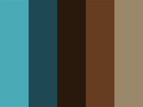 Brown Blue Color Palette - Mia Living