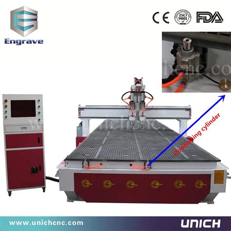 UNICHCNC Dual Spindles 4 Axis Cnc Router For Engraving And Cutting In