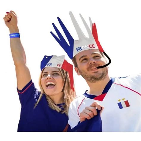 Couronne Avec Sifflet France Bleu Blanc Rouge Chapeaux De F Te