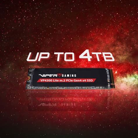 SSD диск Patriot Viper VP4300 Lite 1TB M 2 2280 PCI E NVMe x4