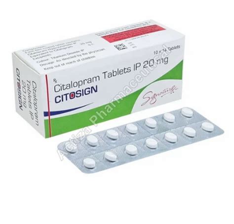 Citalopram 20 Mg Tablets At Rs 120 Stripe Citalopram Tablets In Surat