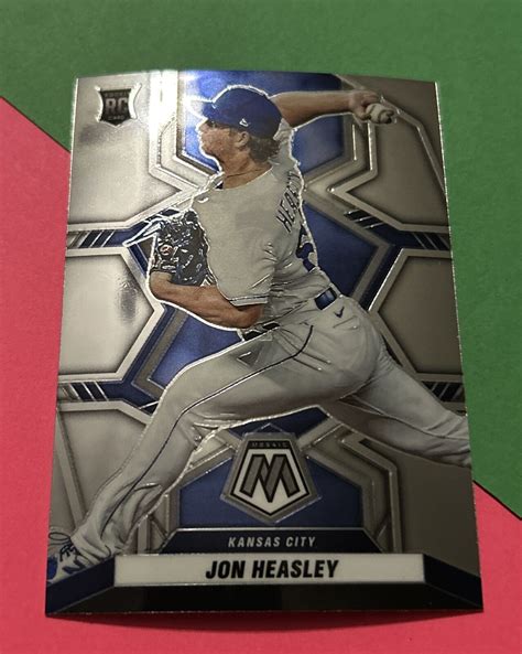 2022 Panini Mosaic Jon Heasley 225 Baseball Rookie Kansas City Royals