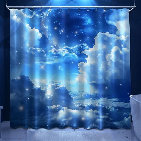 Enchanting Night Sky Shower Curtain Transform Your Bathroom With