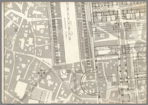 Tav I B Pianta Topografica Della Parte Media Di Roma Antica Dimostrata