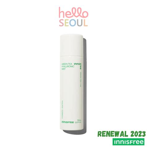 Innisfree Green Tea Hyaluronic Mist 150ml Shopee Philippines