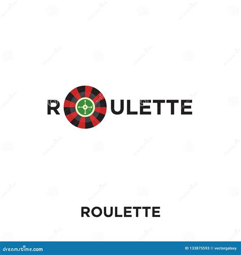 Roulette Logo Isolated On White Background For Your Web Mobile Stock