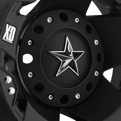 Xd Series® Xd775 Rockstar Dually Wheels Matte Black Rims