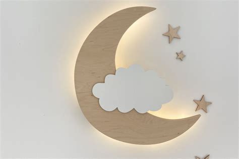 Lampe Croissant De Lune Naturel