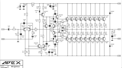 4000w Amplifier Circuit Diagram 1500w Power Amplifier