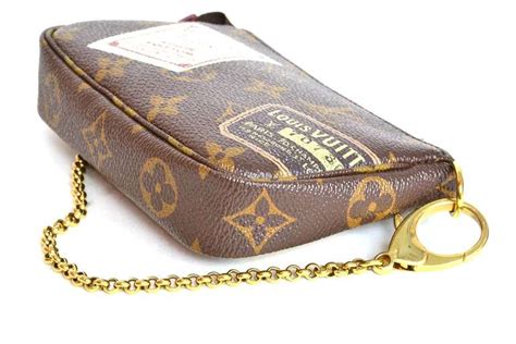 Louis Vuitton Small Pouch With Chain Link