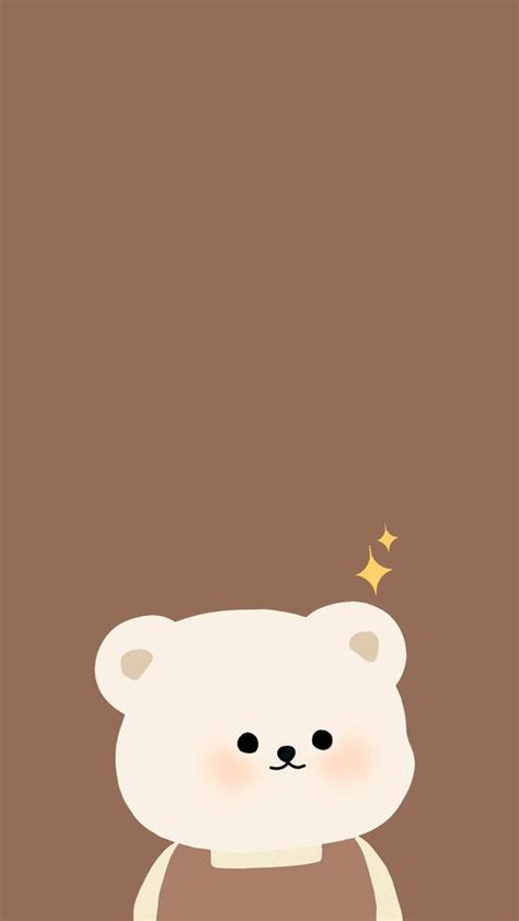 Wallpaper Cute Bear Aesthetic Pics Myweb