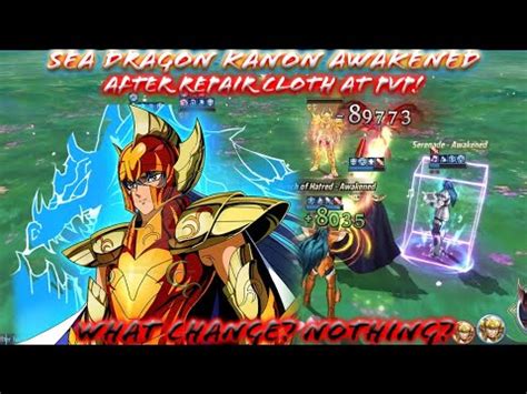 Saint Seiya Awakening Kotz Sea Dragon Kanon Awakened After Repair