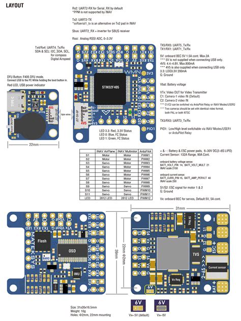 Mateksys F405 Wmn Flight Controller