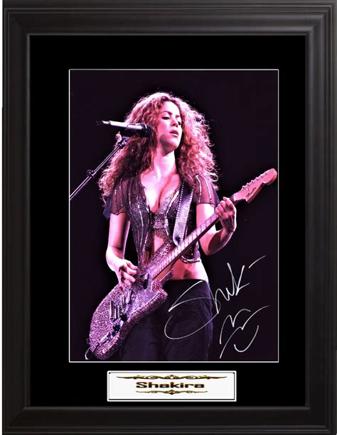 Shakira Autographed Photo Etsy