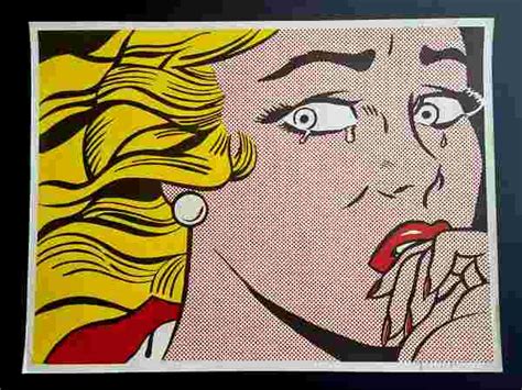 Roy Lichtenstein Crying Girl Offset Lithograph