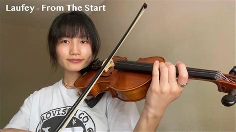 Laufey From The Start Violin Cover With Notes YouTube Music