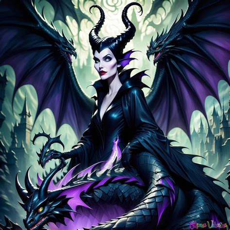 Maleficent In Dragon Form by LadyValsArt1983 on DeviantArt