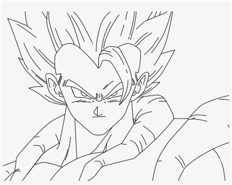 Gogeta Ssj Lineart By Gonzalossj On Deviantart Line Art Dragon Ball